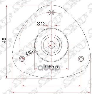 

Опора Передней Стойки Honda Hr-V 98-05 Sat арт. ST-51920-S2H-004