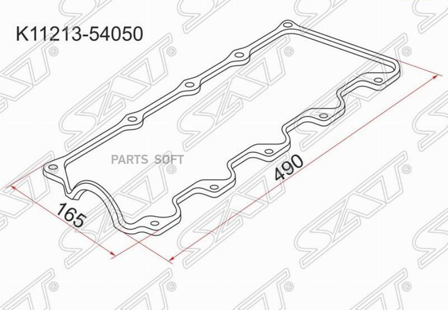 

Прокладка Клапанной Крышки Ty 2l , 3l, 5l 89- Sat K11213-54050