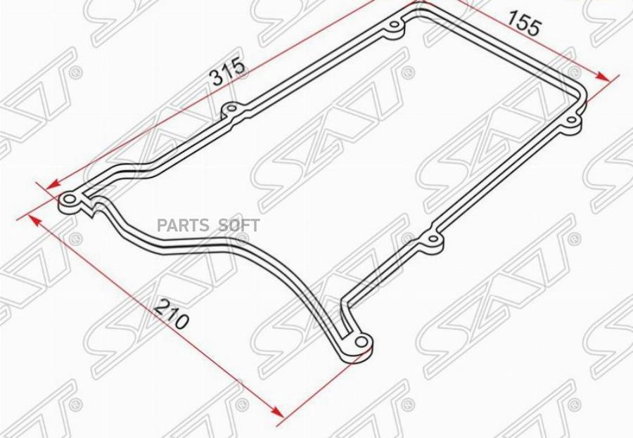 

Прокладка Клапанной Крышки Toyota Duet M1 0 Ejde 98-04 Sat K11213-97202