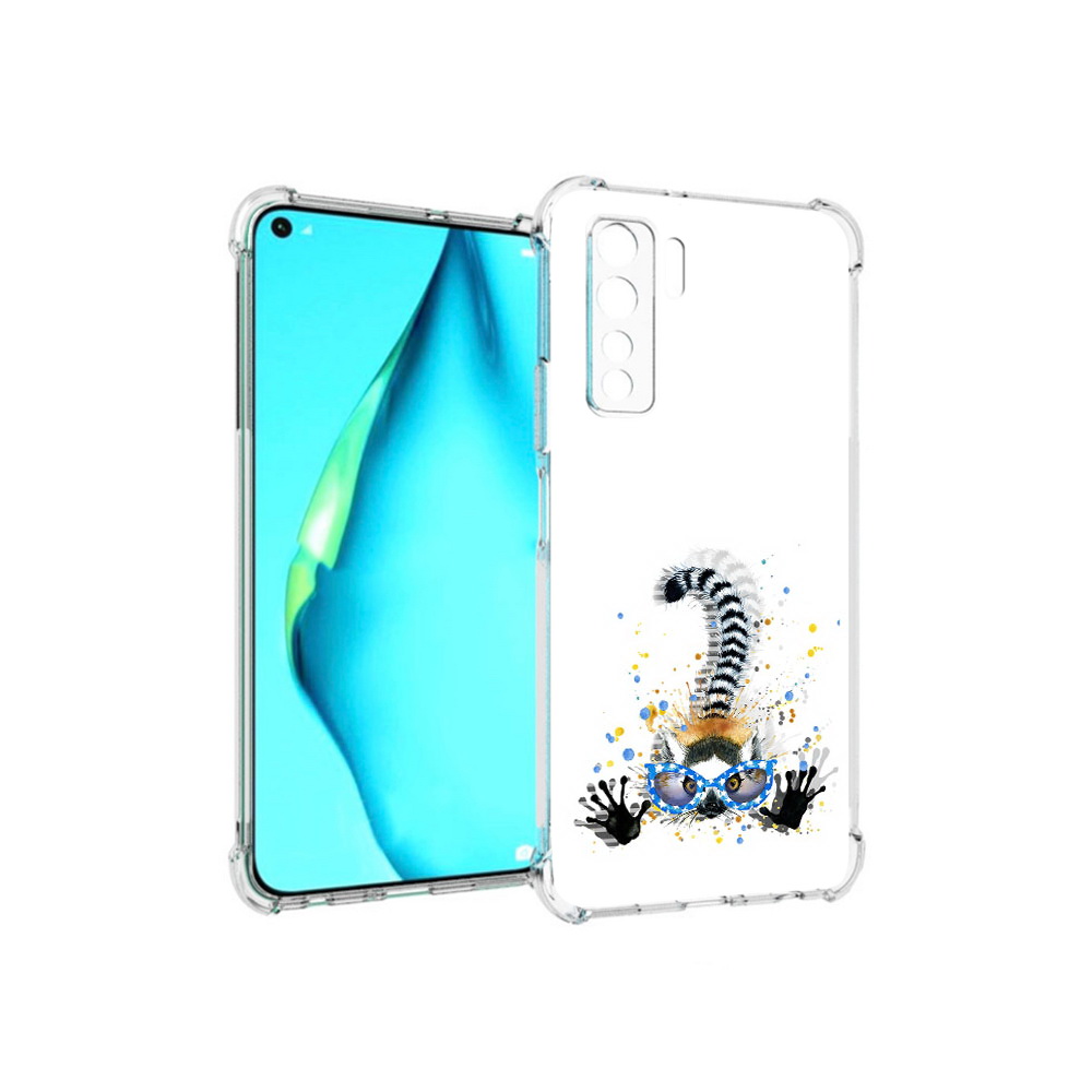 

Чехол MyPads Tocco для Huawei Nova 7 SE лямур, Прозрачный, Tocco
