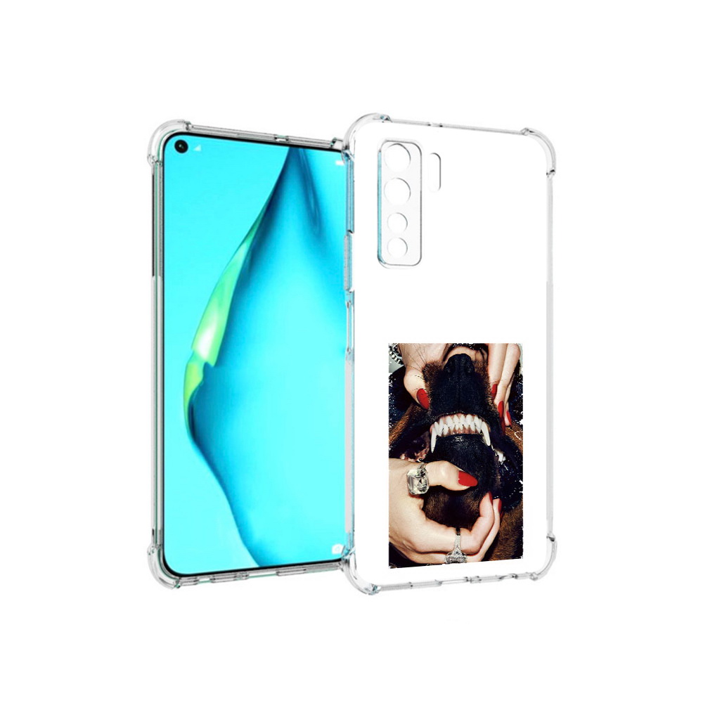 Чехол MyPads Tocco для Huawei Nova 7 SE маникюр