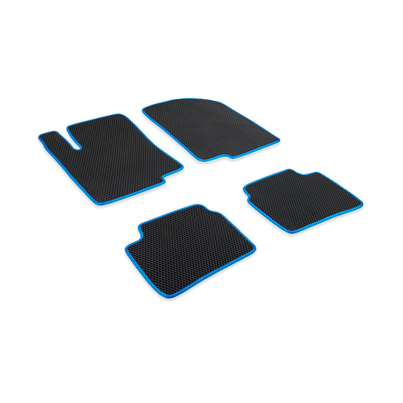 

Комплект ковриков в салон CellMat ЭВА БМВ 1 E87, черный-синий, 1 E87