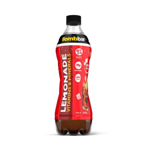 Лимонад, Bombbar Lemonade Vitamins Minerals, Кола, 12 шт х 500 мл