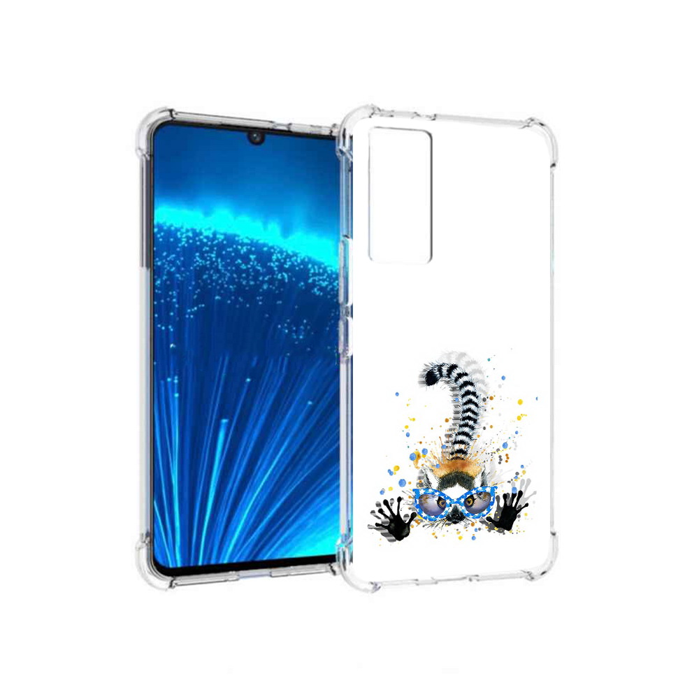 

Чехол MyPads Tocco для Vivo V21E лямур (PT226954.394.454), Прозрачный, Tocco