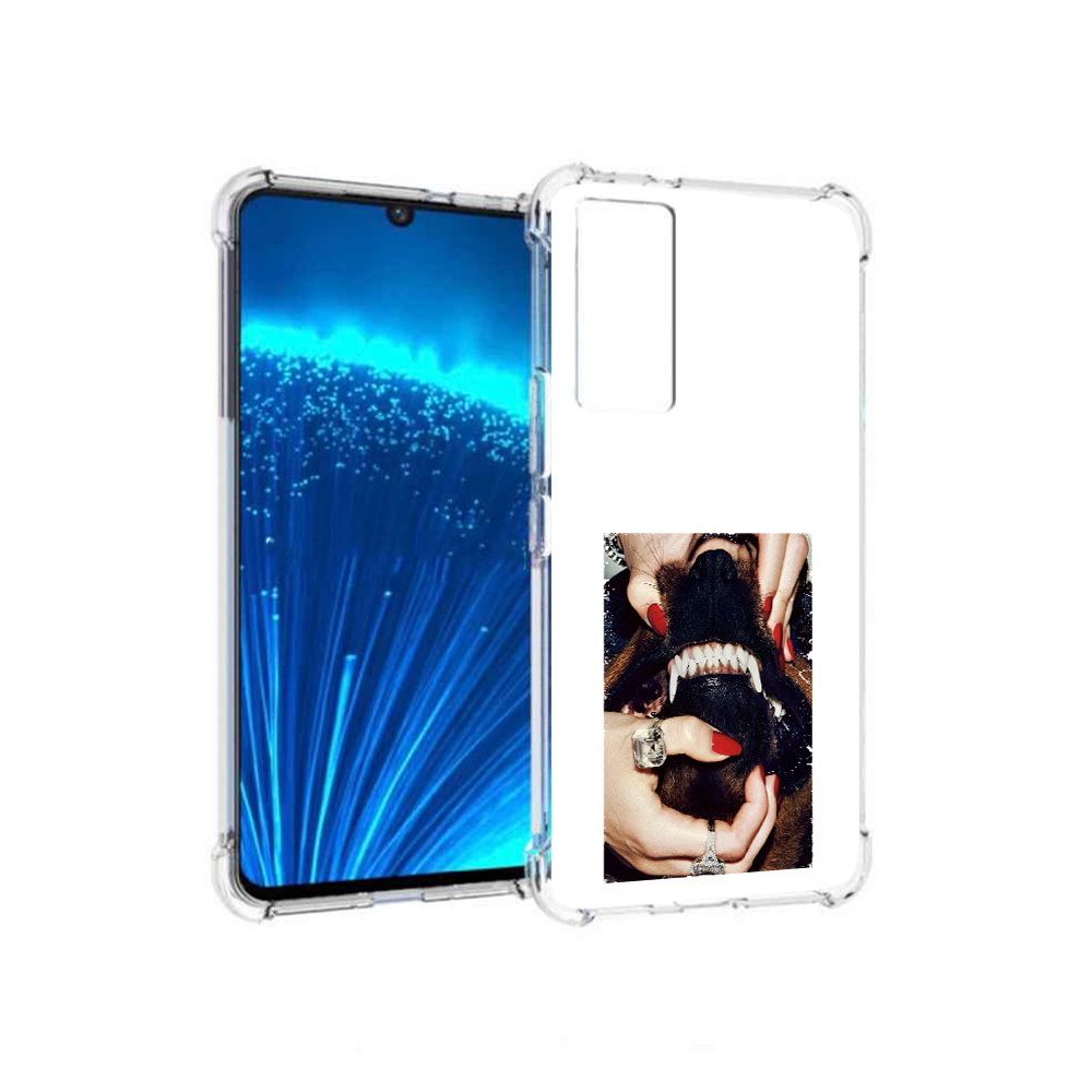 

Чехол MyPads Tocco для Vivo V21E маникюр (PT226954.394.457), Прозрачный, Tocco