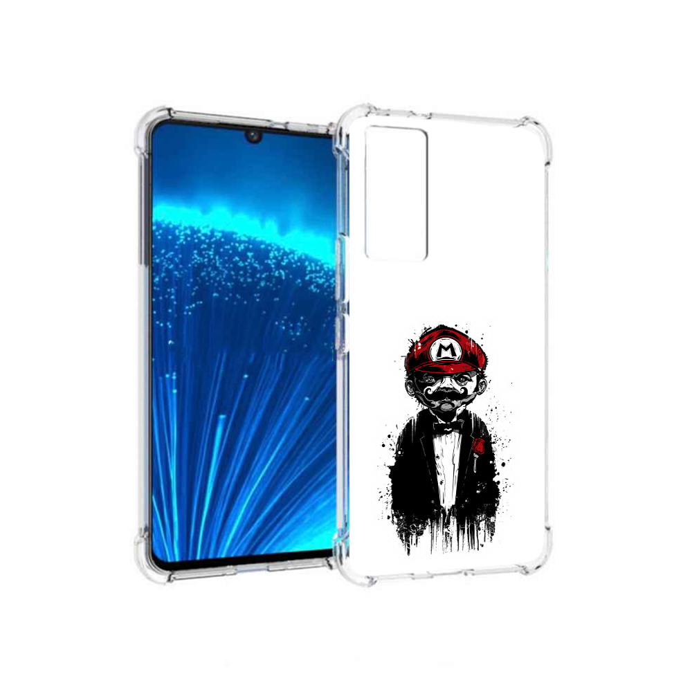 

Чехол MyPads Tocco для Vivo V21E марио (PT226954.394.458), Прозрачный, Tocco