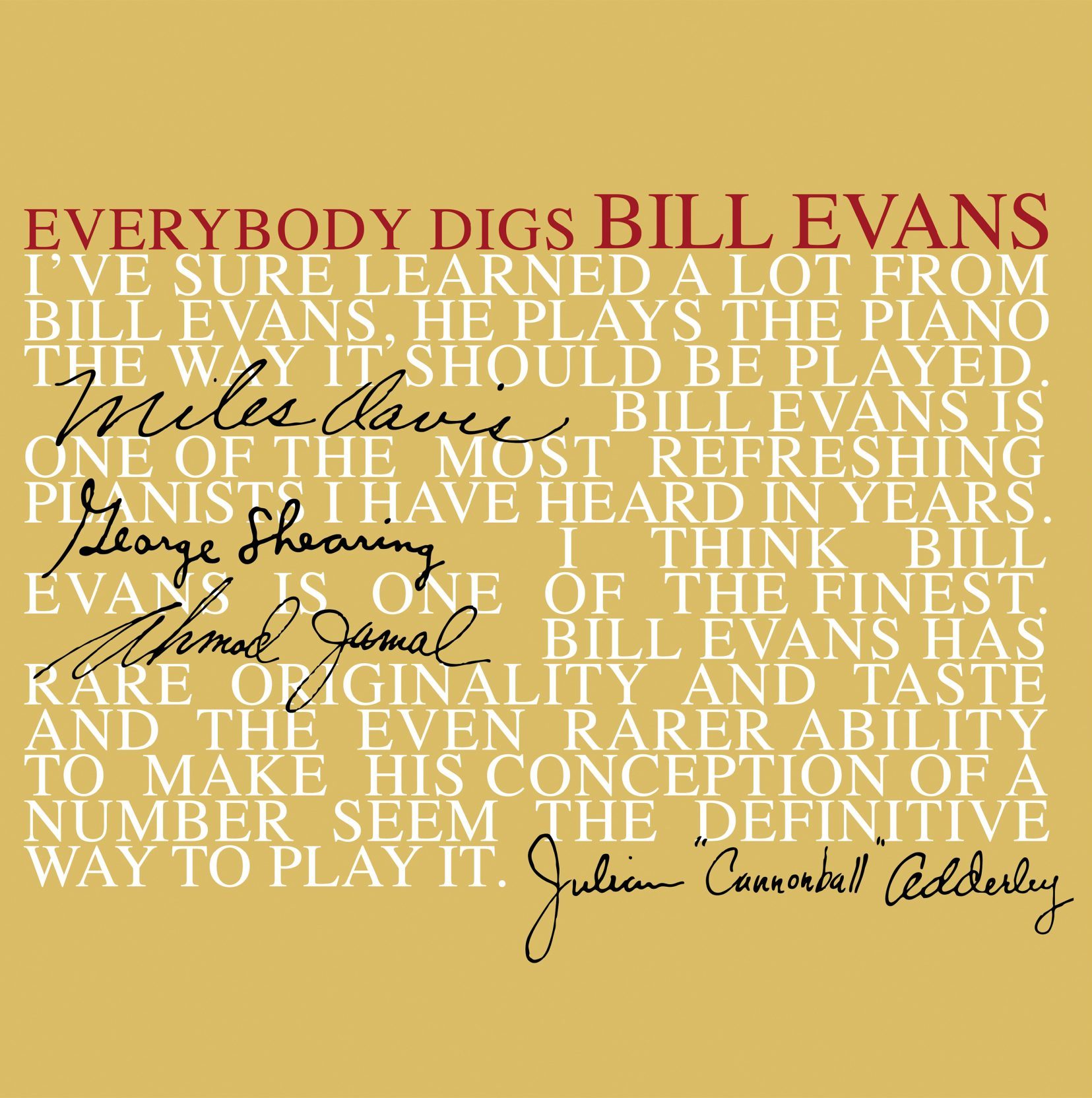 

Bill Evans Everybody Digs Bill Evans (LP)