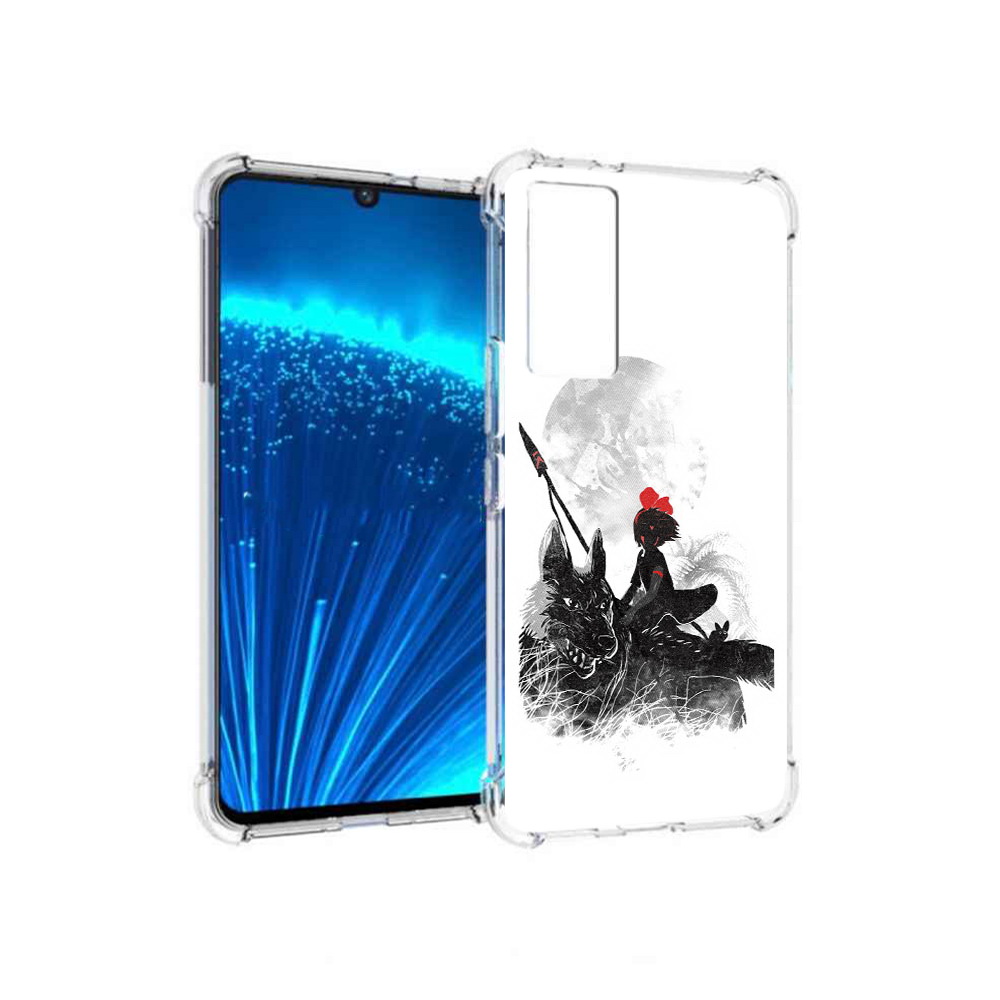 

Чехол MyPads Tocco для Vivo V21E мононоке (PT226954.394.481), Прозрачный, Tocco