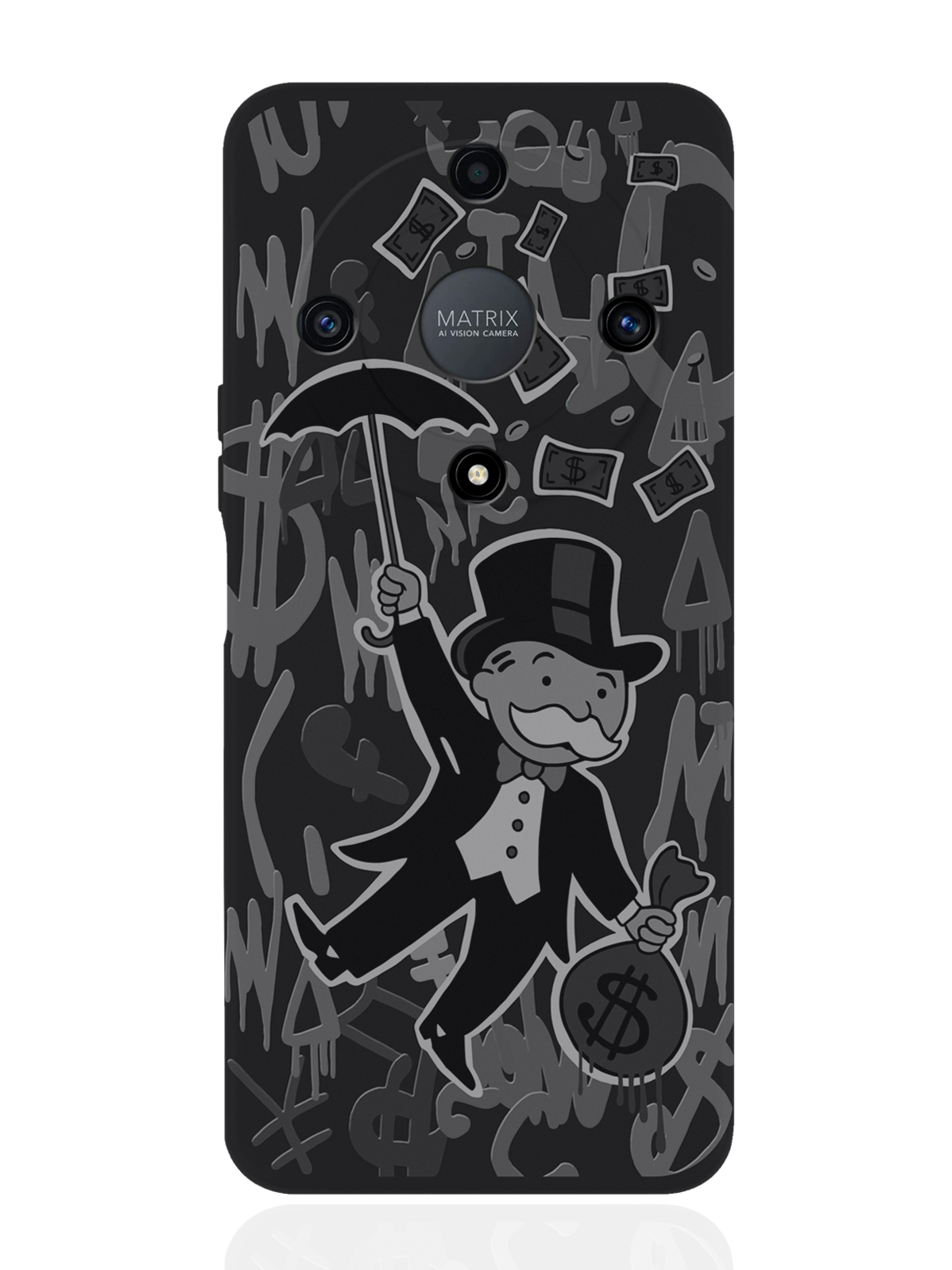 фото Чехол musthavecase для honor x9a monopoly black editionя черный