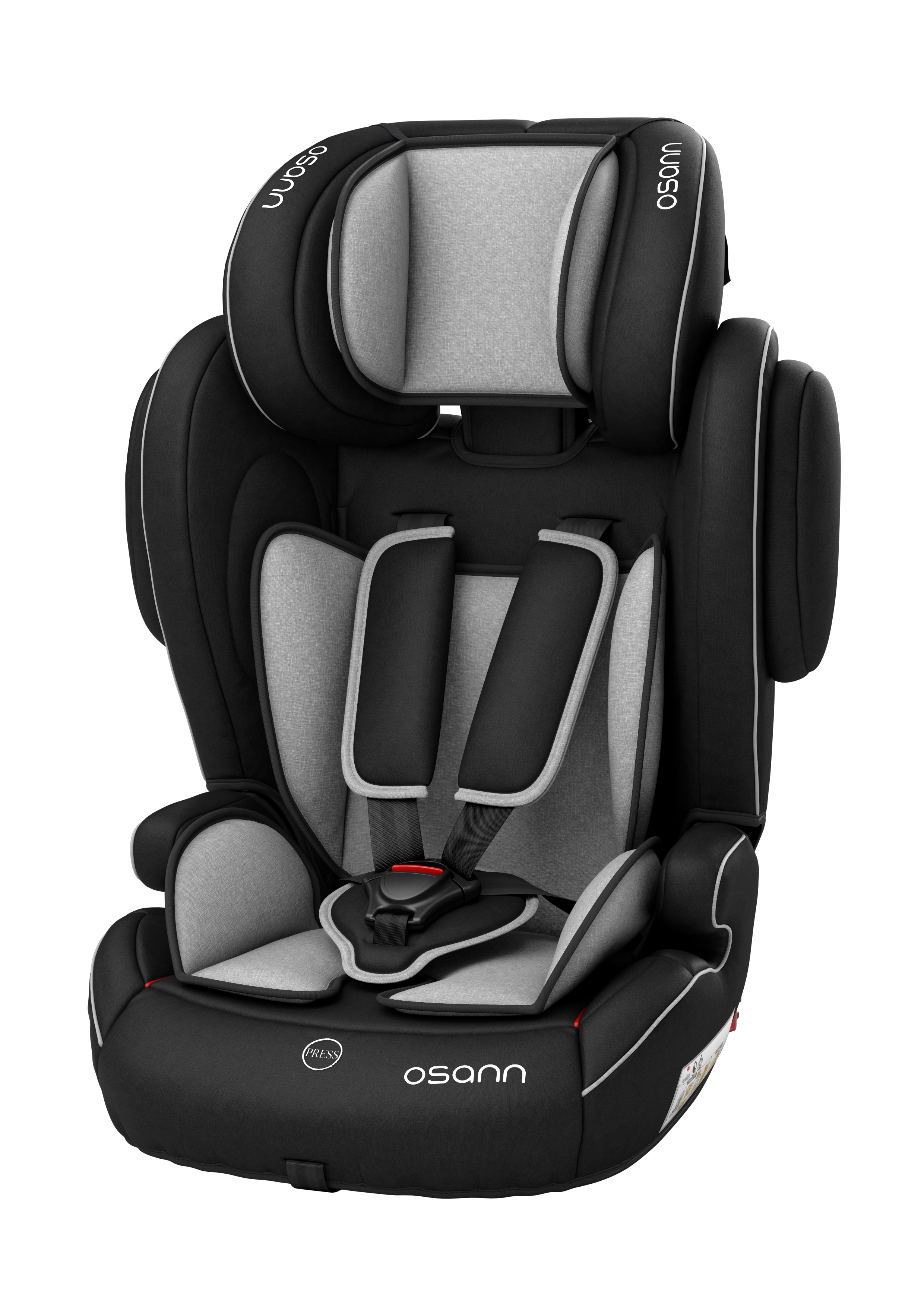 

Автокресло Osann FLUX ISOFIX Grey Melange, с isofix 9 мес. - 12 лет, от 9 до 36 кг, Черный, FLUX ISOFIX