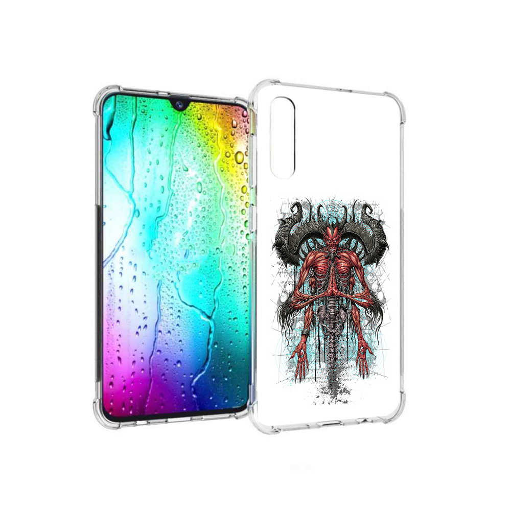 

Чехол MyPads Tocco для Samsung Galaxy A30s дьявол (PT226907.519.340), Прозрачный, Tocco