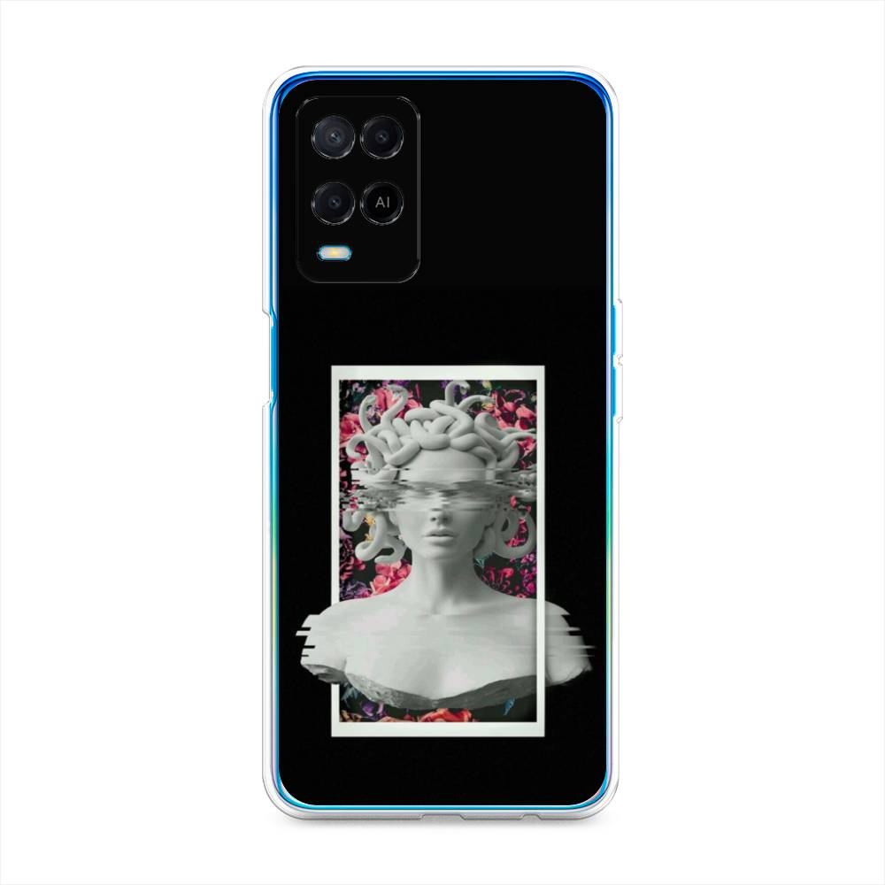 

Чехол для Oppo A54 "Web Punk Медуза Горгона", Черный;серый, 256150-6