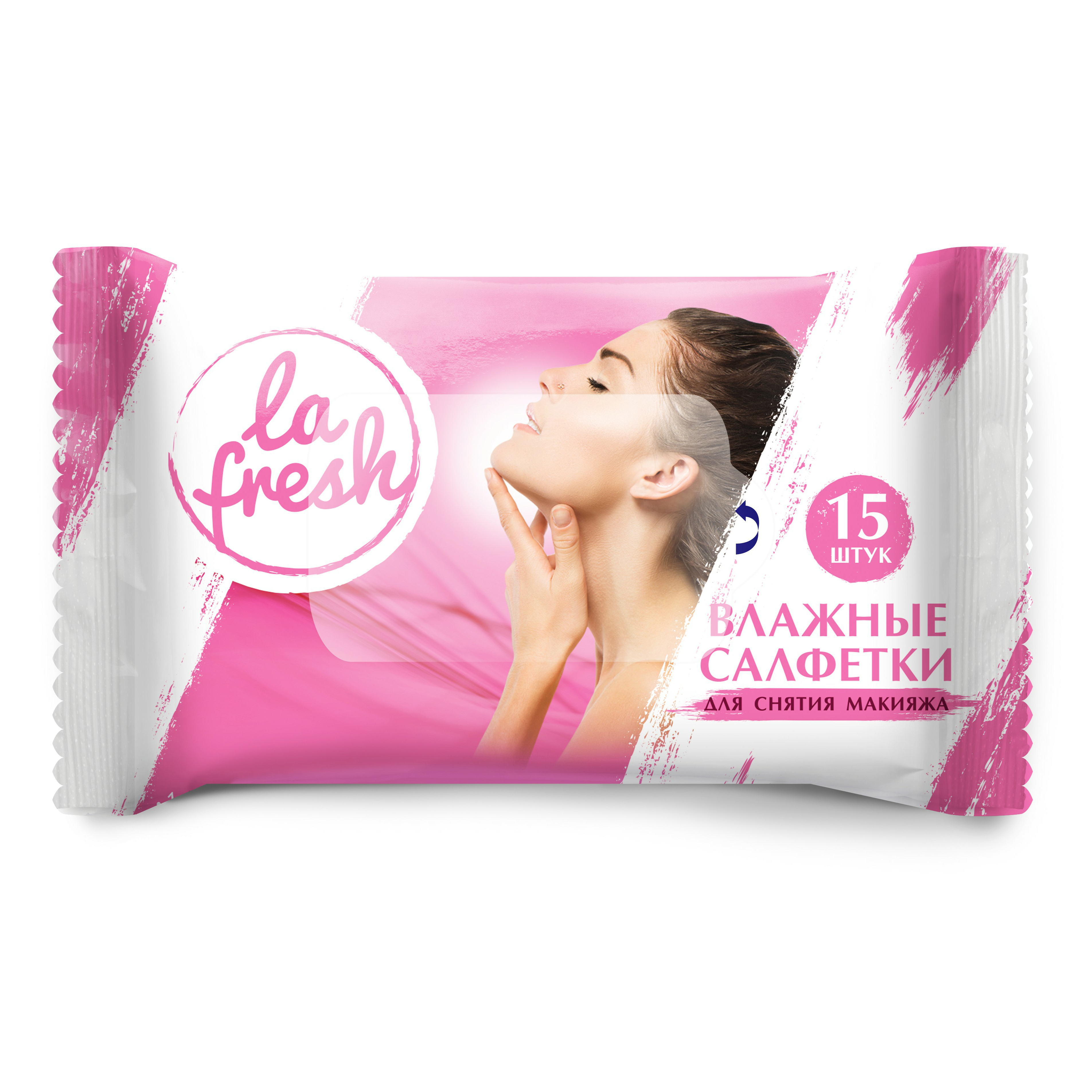 

Влажные салфетки La Fresh для снятия макияжа 15 шт