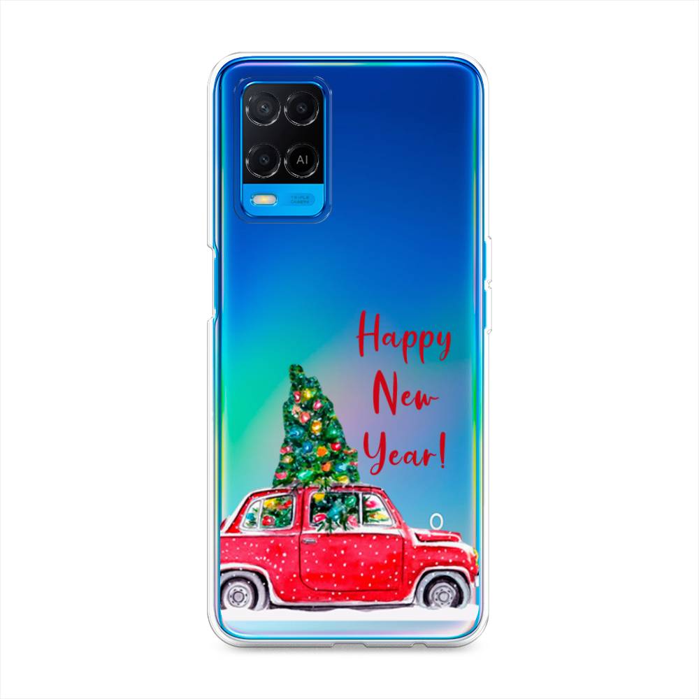 

Чехол для Oppo A54 "Happy New Year", Красный;зеленый, 256150-5