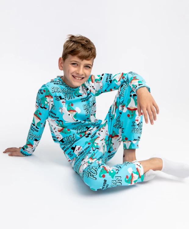 

Пижама детская Button Blue 223BBBP97041813, голубой, 152, 223BBBP97041813