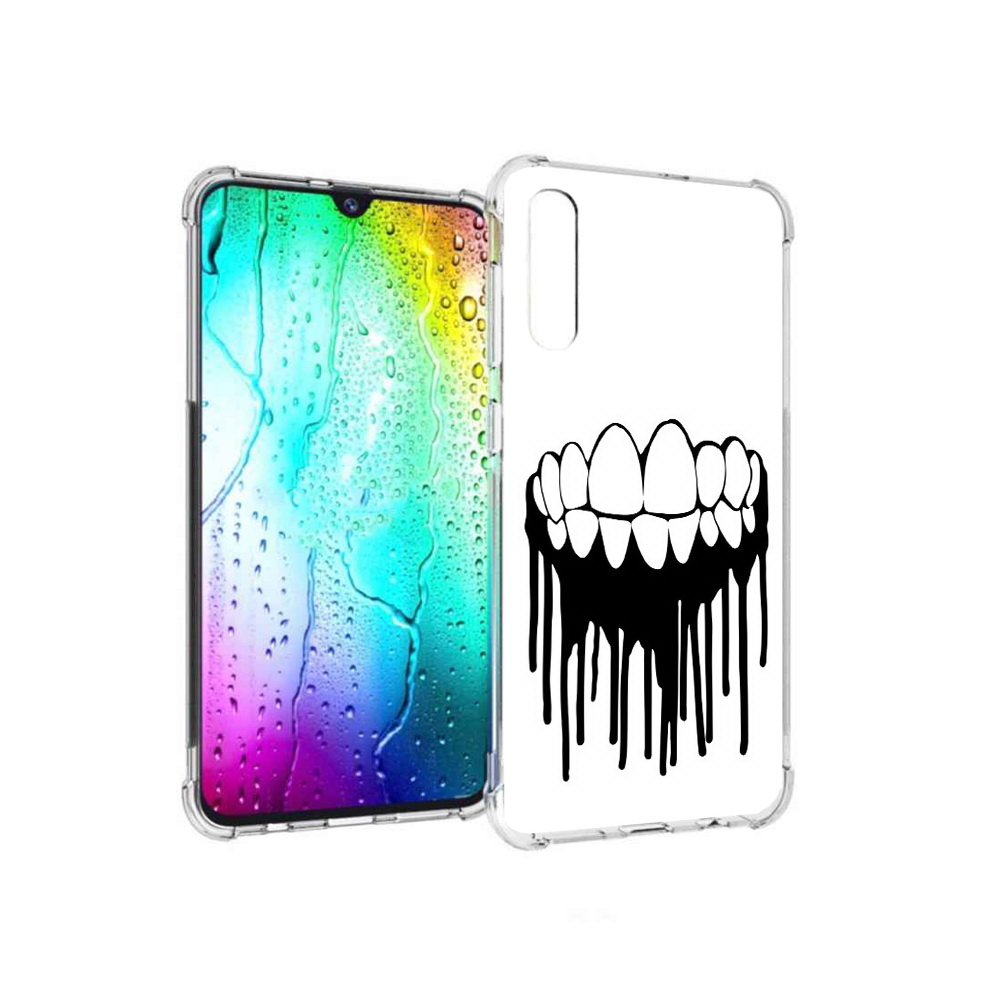

Чехол MyPads Tocco для Samsung Galaxy A30s зубы (PT226907.519.372), Прозрачный, Tocco