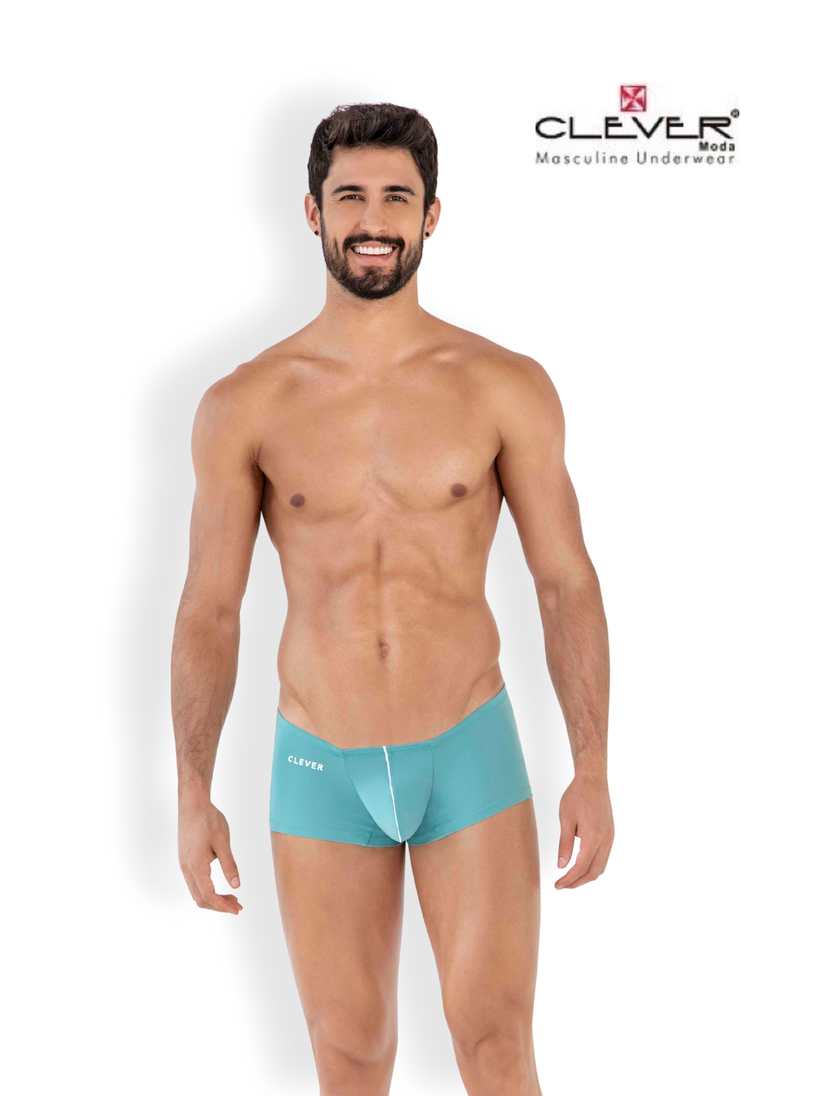 

Трусы мужские Clever Masculine Underwear 1616 бирюзовые M, Бирюзовый, 1616