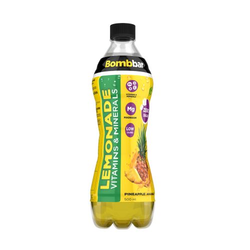 Лимонад, Bombbar Lemonade Vitamins Minerals, Ананас, 12 шт х 500 мл