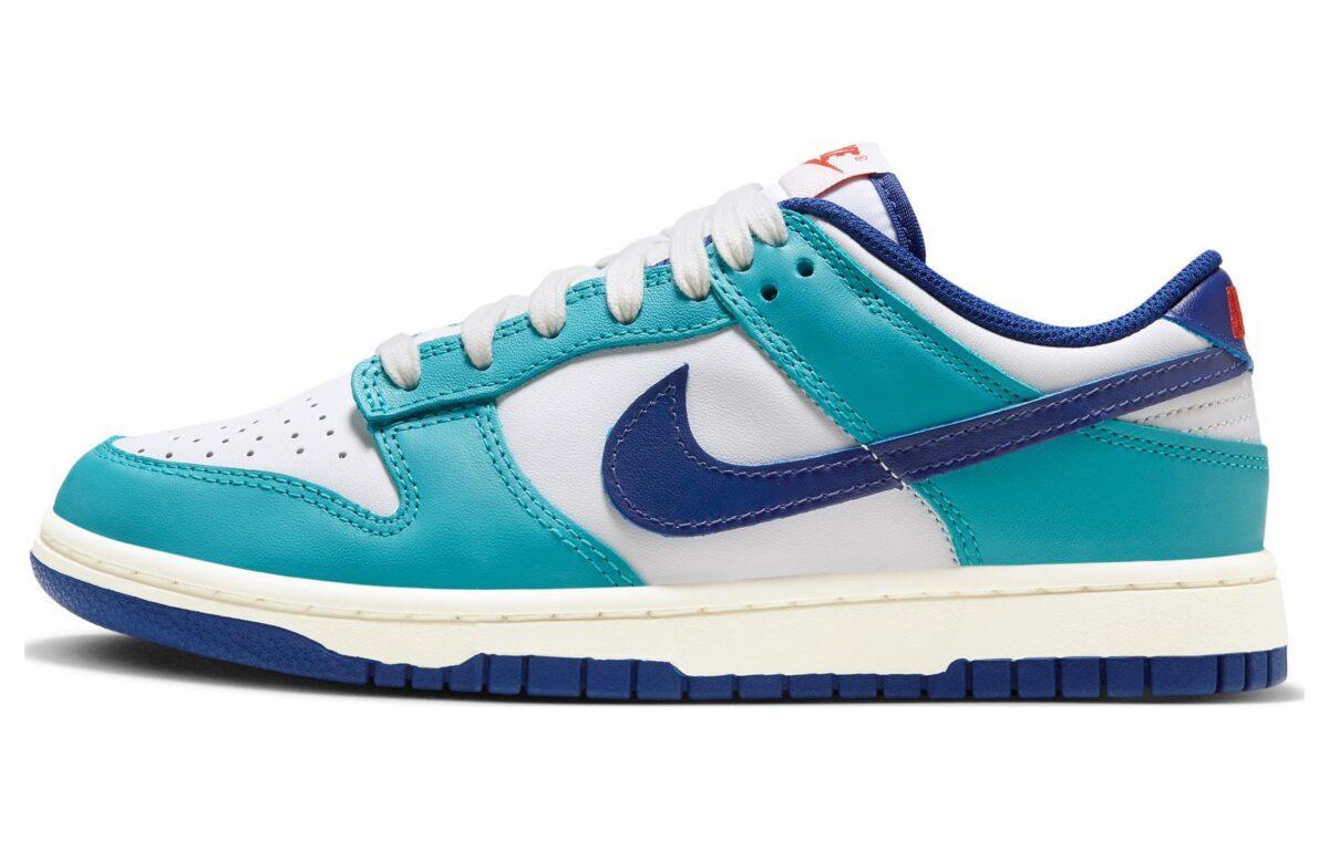 

Кеды унисекс Nike Dunk Low бирюзовые 40 EU, Бирюзовый, Dunk Low