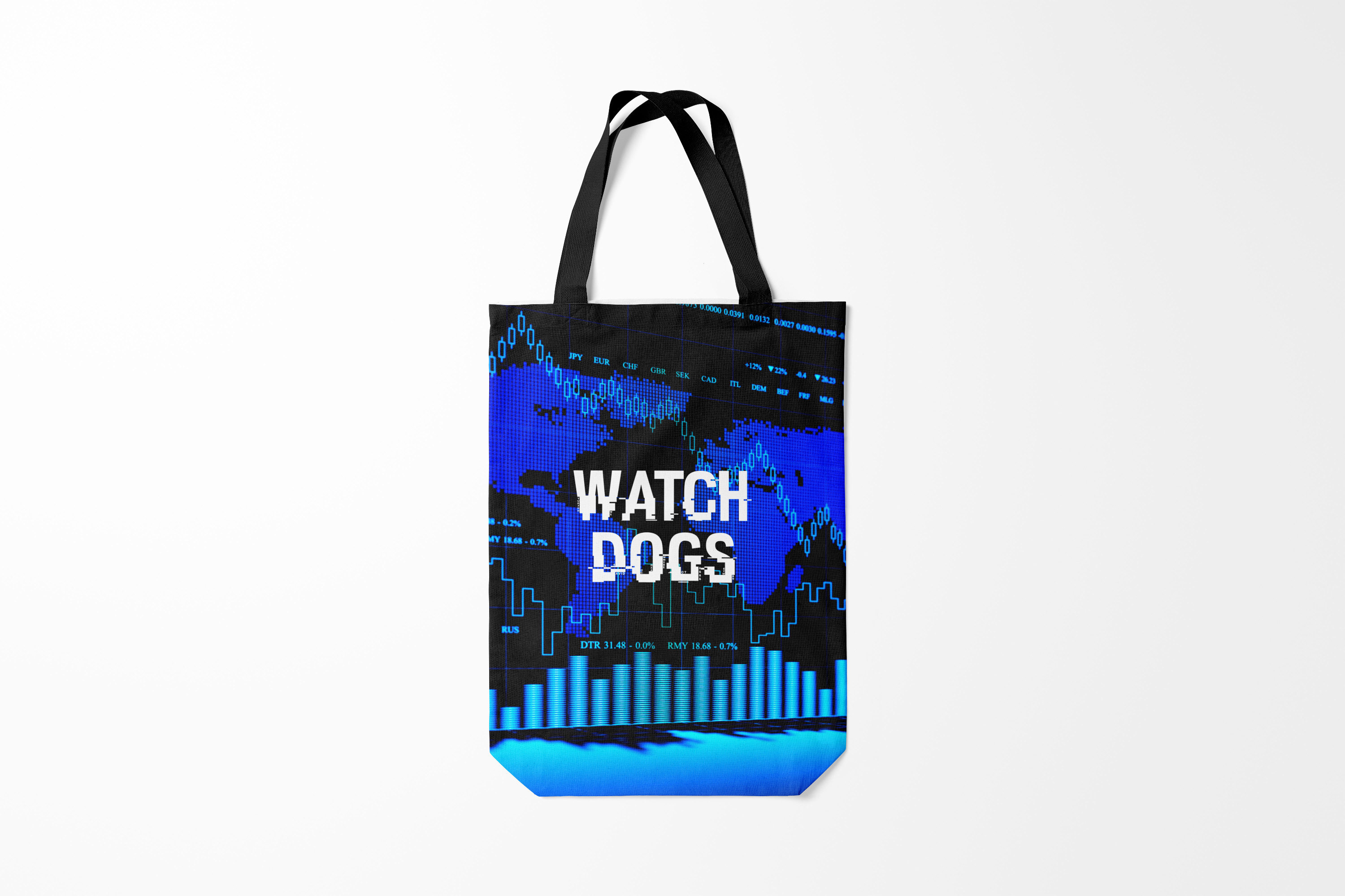

Сумка шoппер унисекс Burnettie Watch Dogs 2,, Watch Dogs 2