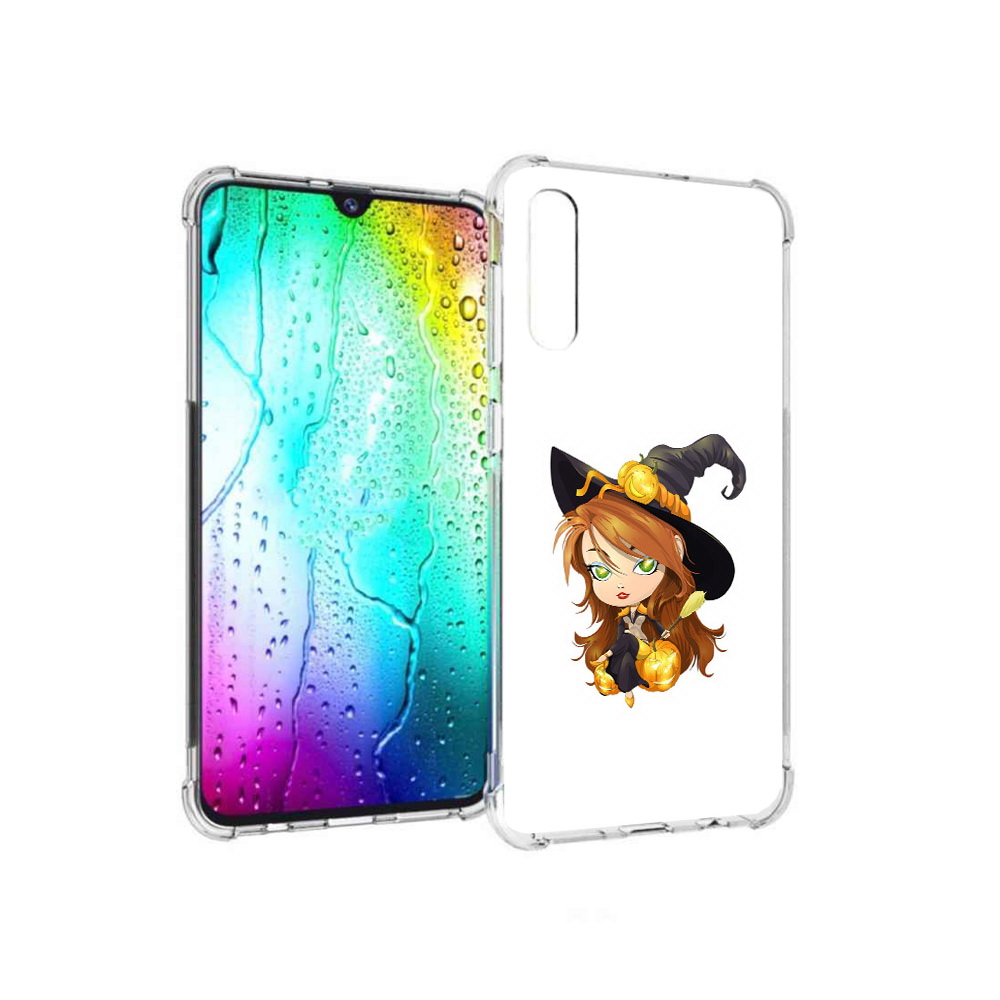 

Чехол MyPads Tocco для Samsung Galaxy A30s Ведьмочка (PT226907.519.40), Прозрачный, Tocco