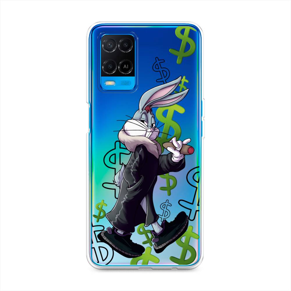 

Чехол на Oppo A54 "Rich Bugs Bunny", Зеленый;черный;голубой, 256150-6