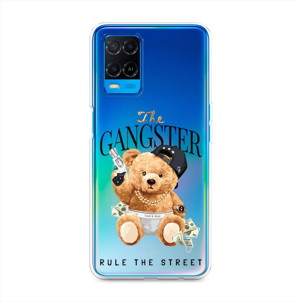 

Чехол на Oppo A54 "The Gangster", Бежевый;серый;черный, 256150-6