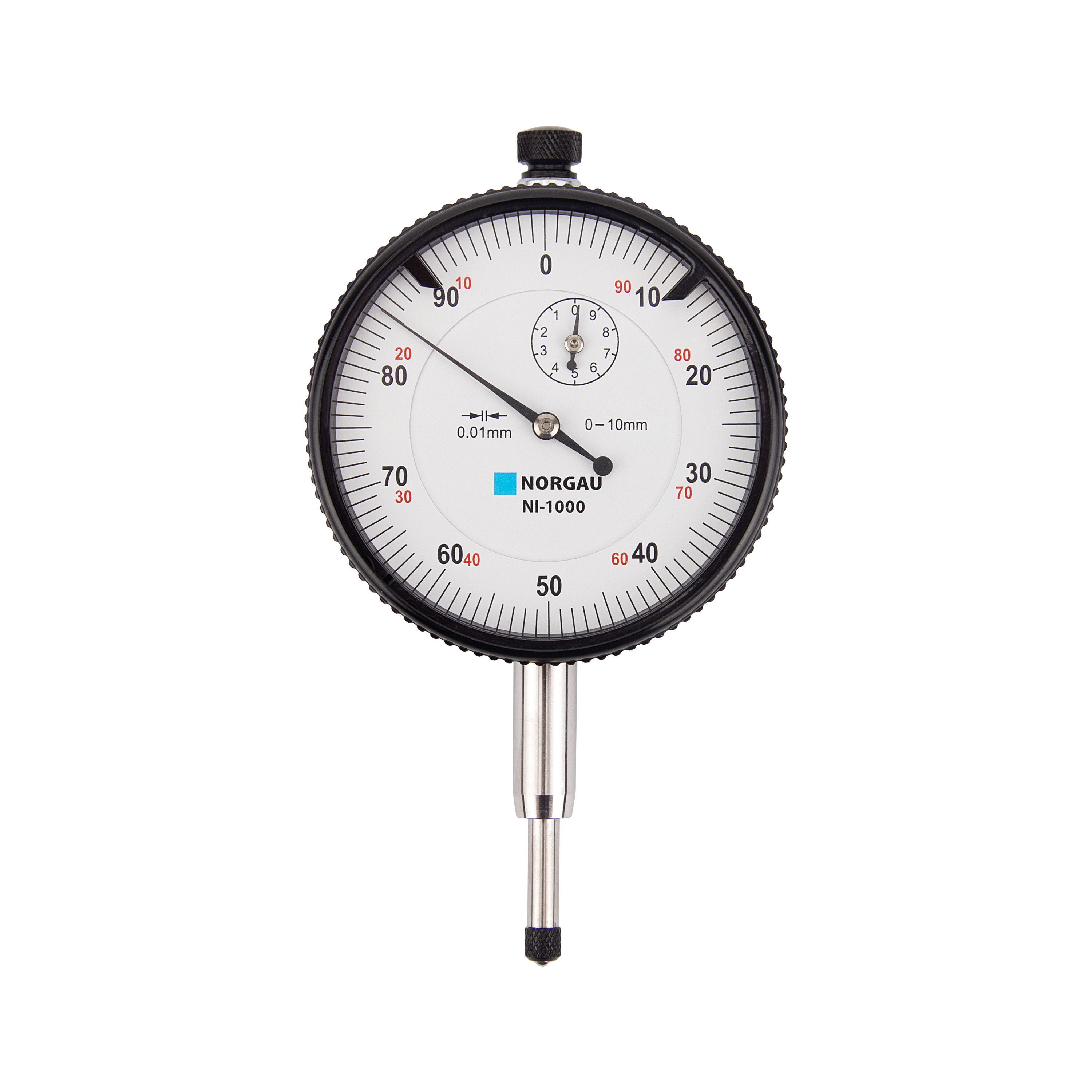 Измерительная головка NORGAU индикатор часового типа, №63681-16, 0-10 мм индикатор часового типа 0 100 мм 0 01 мм без ушка чиз 157489