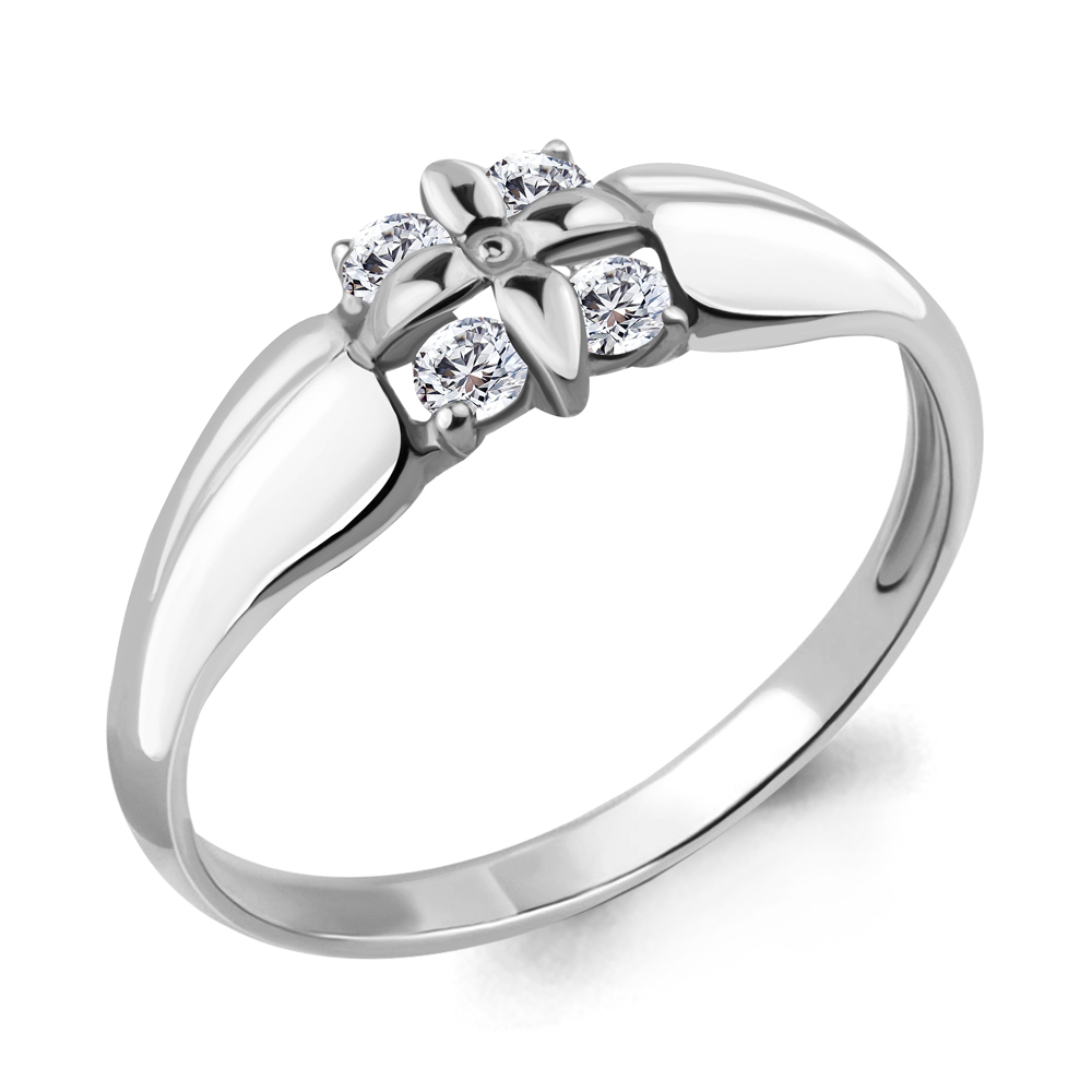 

Кольцо из серебра р. 18 AQUAMARINE 68280А_925_р, 68280А_925_р