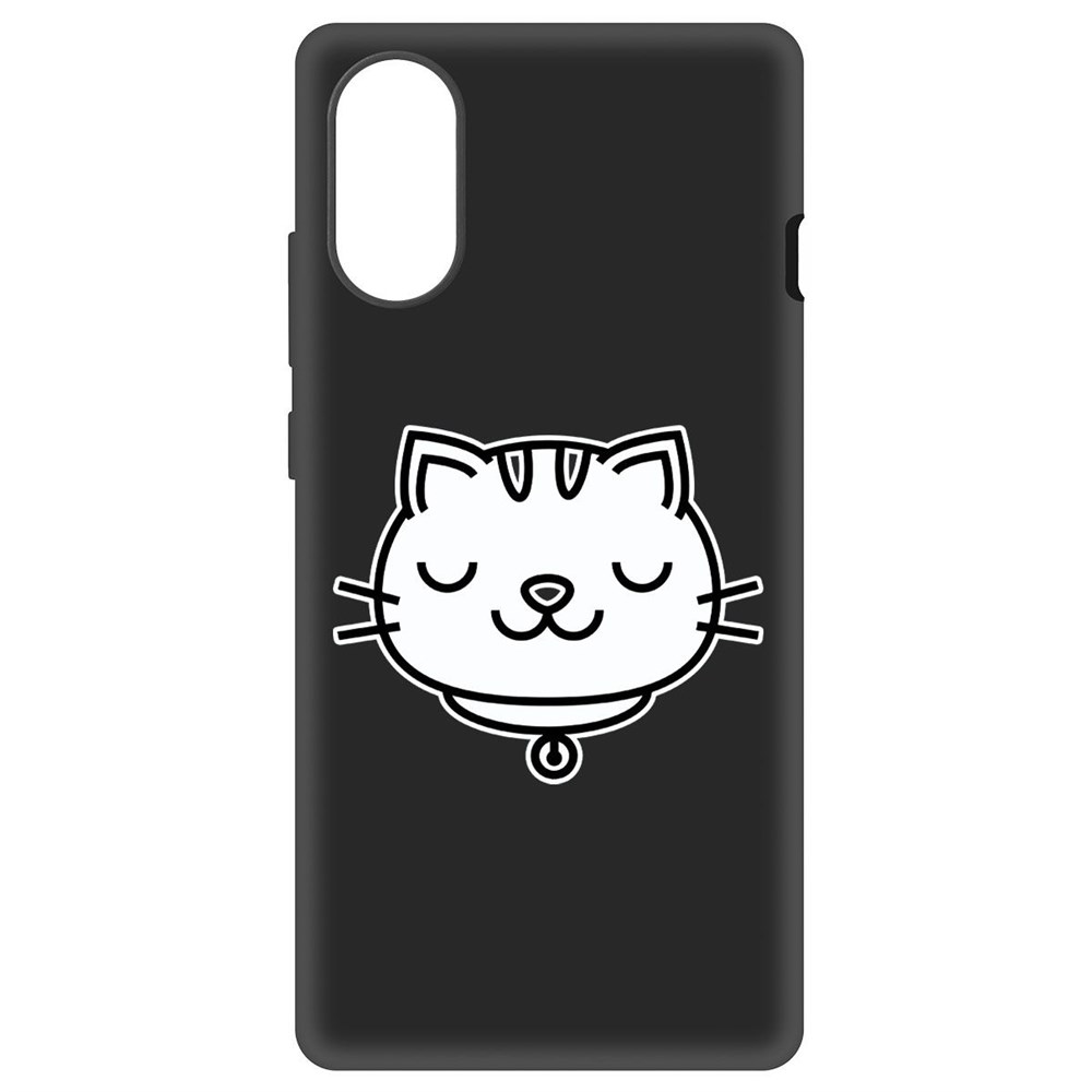 

Чехол-накладка Krutoff Soft Case Черно-белая кошка для ZTE Blade A31 Plus черный
