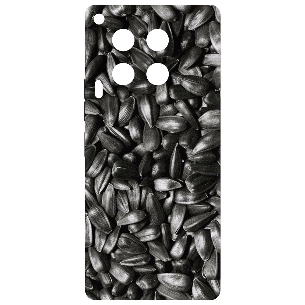

Чехол-накладка Krutoff Soft Case Семечки для TECNO Camon 30 черный