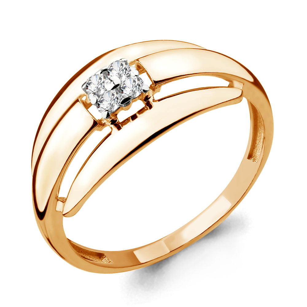 

Кольцо из серебра р. 19 AQUAMARINE 68026А_925_з, 68026А_925_з