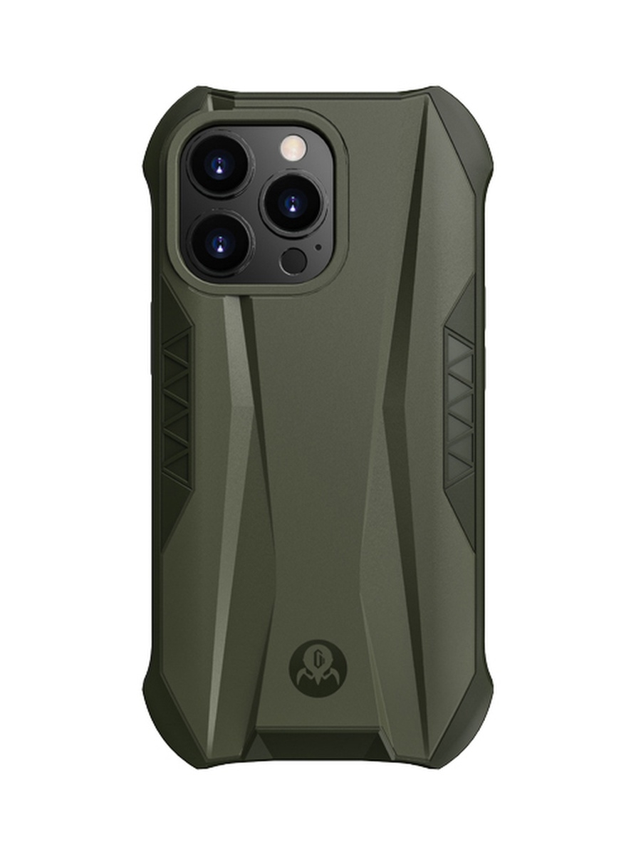 фото Чехол gravastar для iphone 13 pro ferra olive green