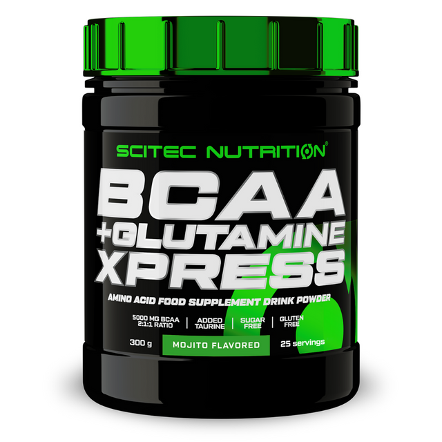 Комплекс аминокислот Scitec Nutrition BCAA+Glutamine Xpress 300 г, мохито