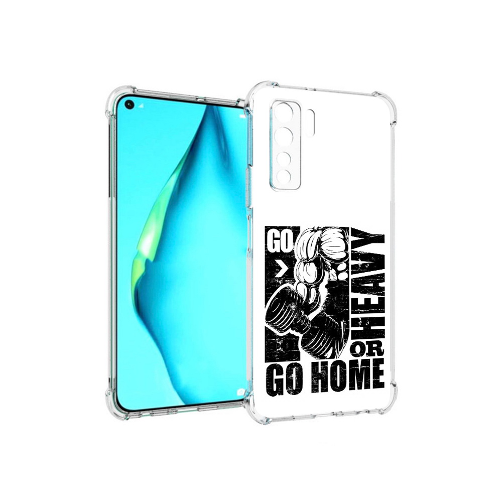 Чехол MyPads Tocco для Huawei Nova 7 SE накаченные руки