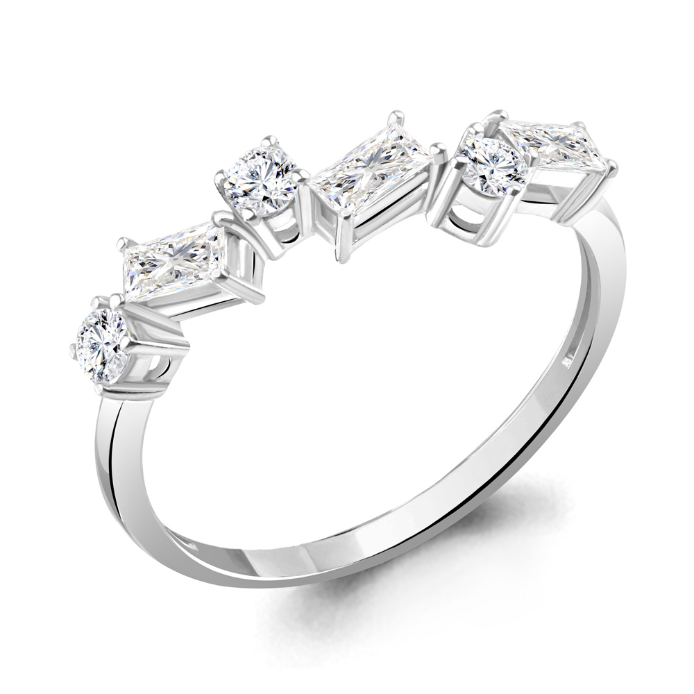 

Кольцо из серебра р. 17 AQUAMARINE 67242А_925_р, 67242А_925_р