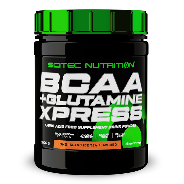 фото Комплекс аминокислот scitec nutrition bcaa+glutamine xpress 300 г, лонг-айленд