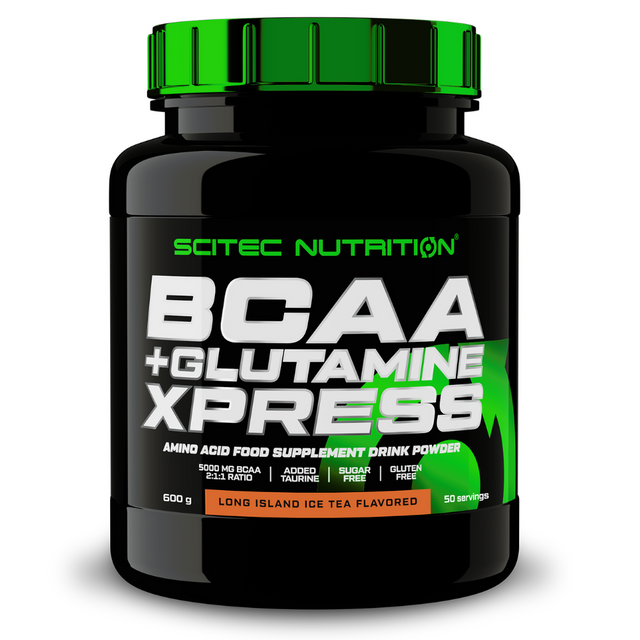 фото Комплекс аминокислот scitec nutrition bcaa+glutamine xpress 600 г, лонг-айленд