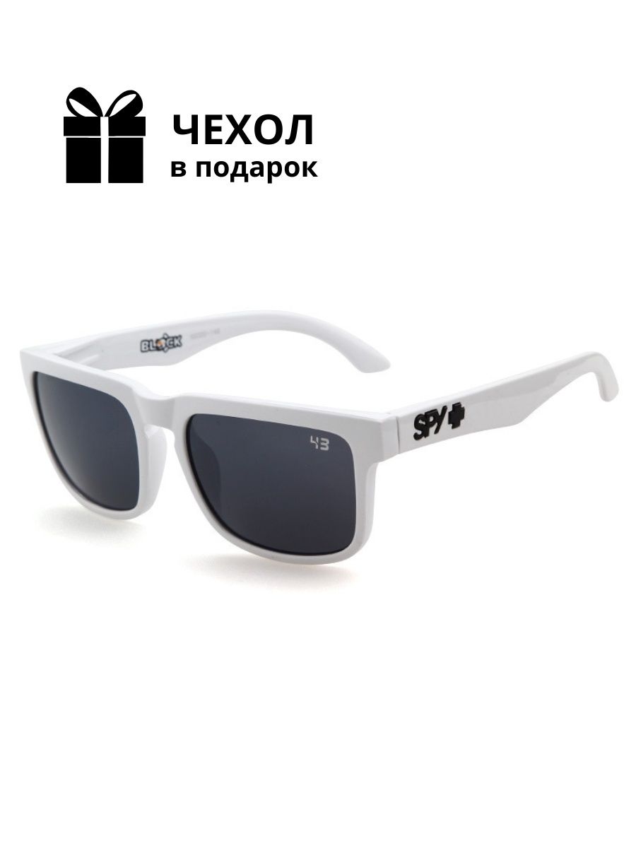 Солнцезащитные очки унисекс HOLA SPY-1 белые/черные
