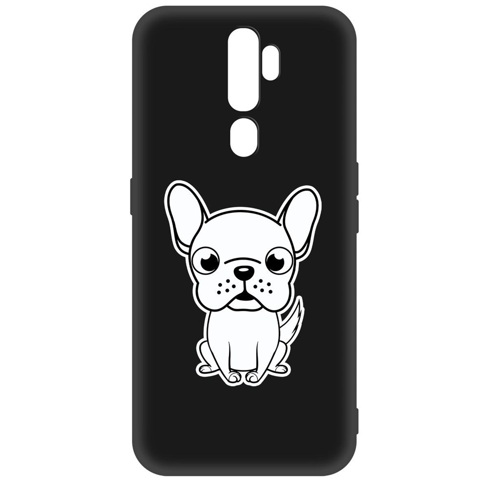 

Чехол-накладка Krutoff Soft Case Черно-белый щенок для OPPO A5 2020 /A9 2020 черный