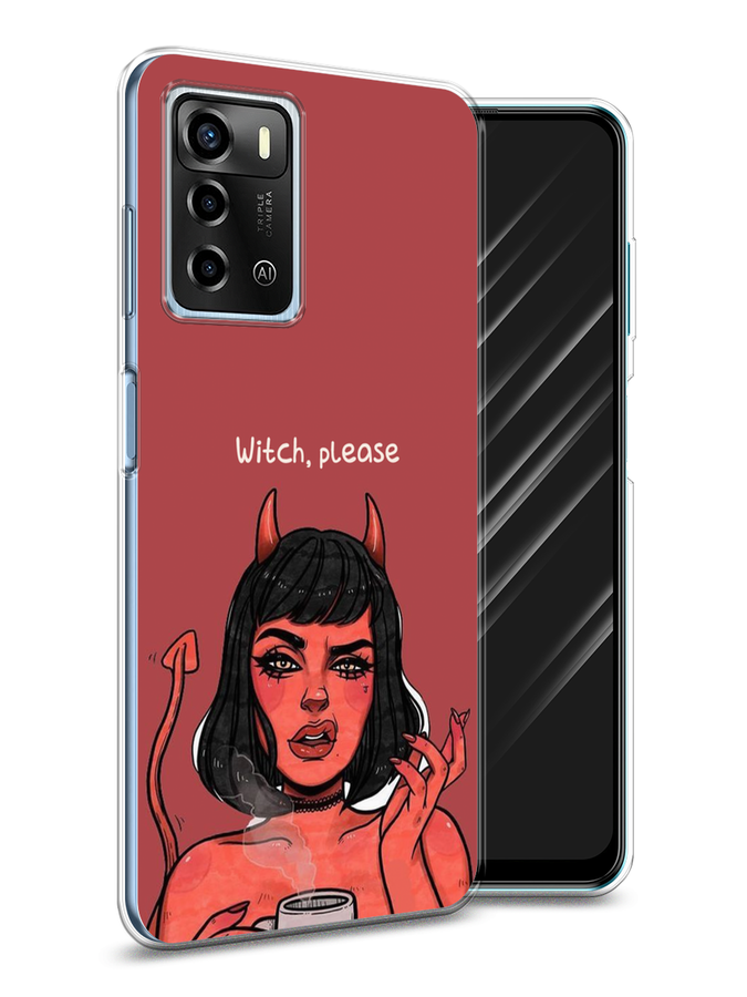 

Чехол Awog на ZTE Blade A72 / ЗТЕ Блэйд A72 "Evil Girl", Разноцветный, 135450-6