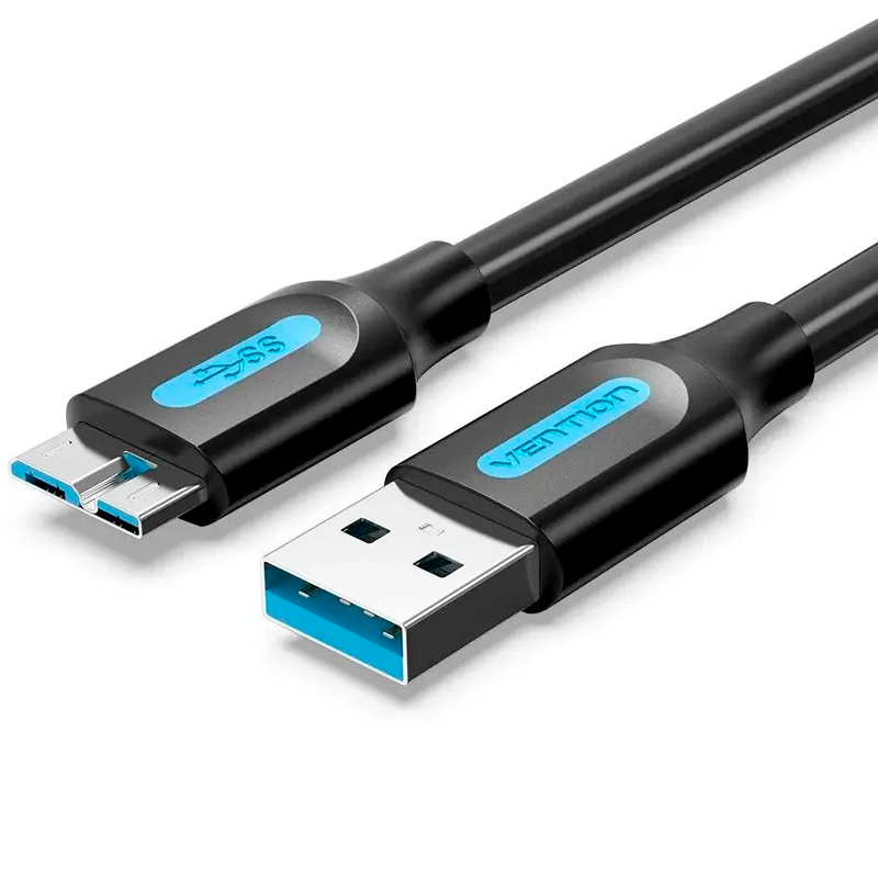 

Кабель Vention USB A - micro B USB вилка-вилка 1м (COPBF) черный