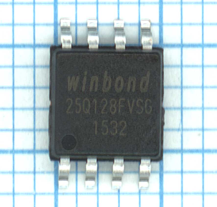 

Микросхема ПЗУ W25Q128FVSG