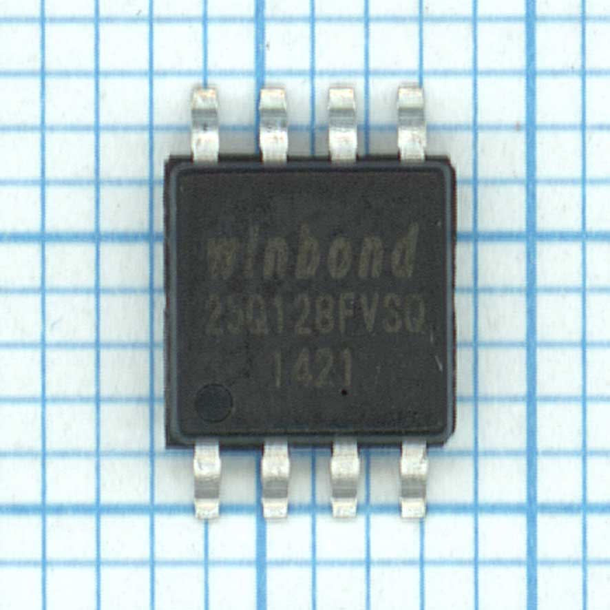 

Микросхема ПЗУ W25Q128FVSQ