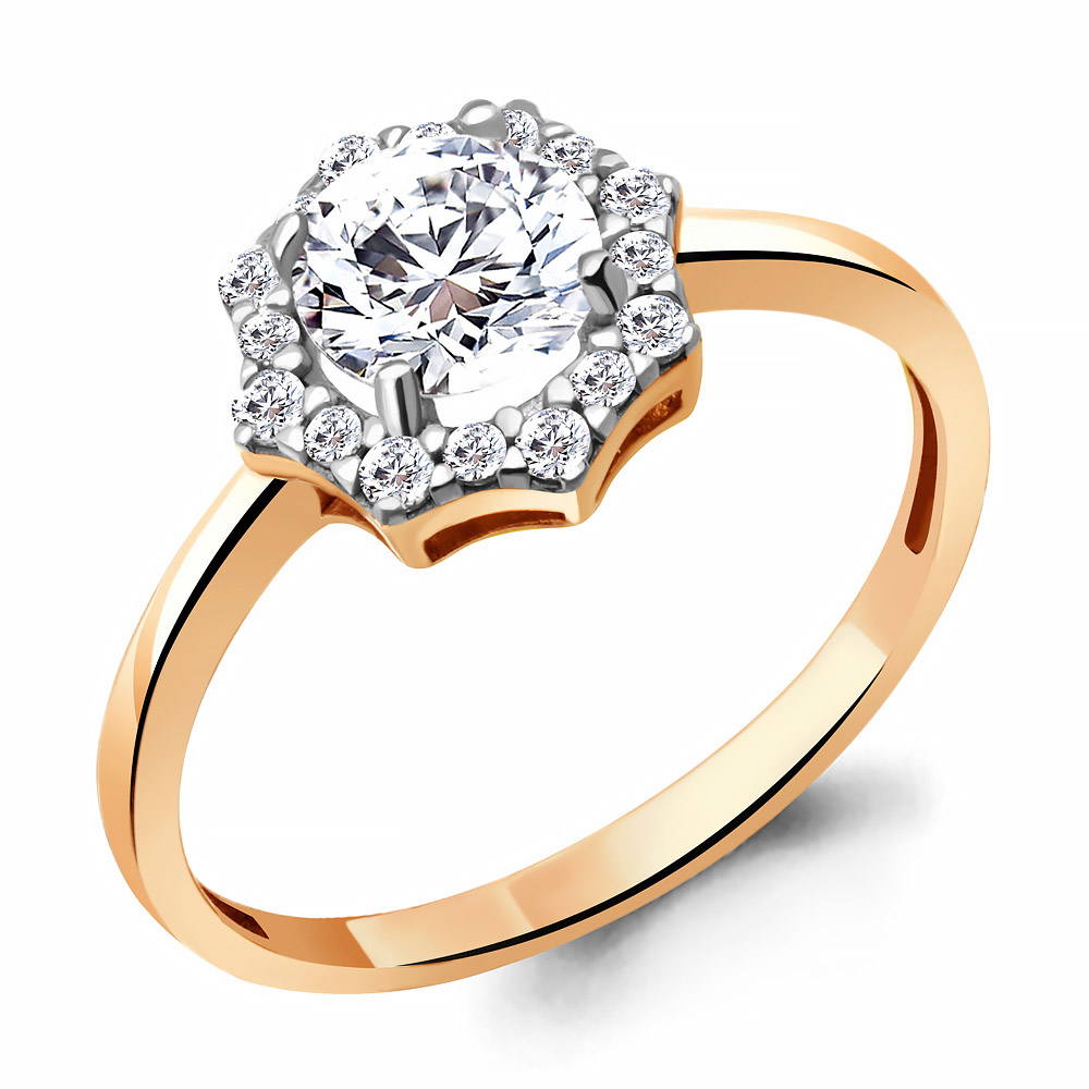 

Кольцо из серебра р.  AQUAMARINE 67378А_925_з, 67378А_925_з