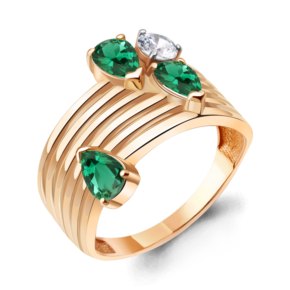

Кольцо из серебра р. , AQUAMARINE 67427АГ_925_з, 67427АГ_925_з