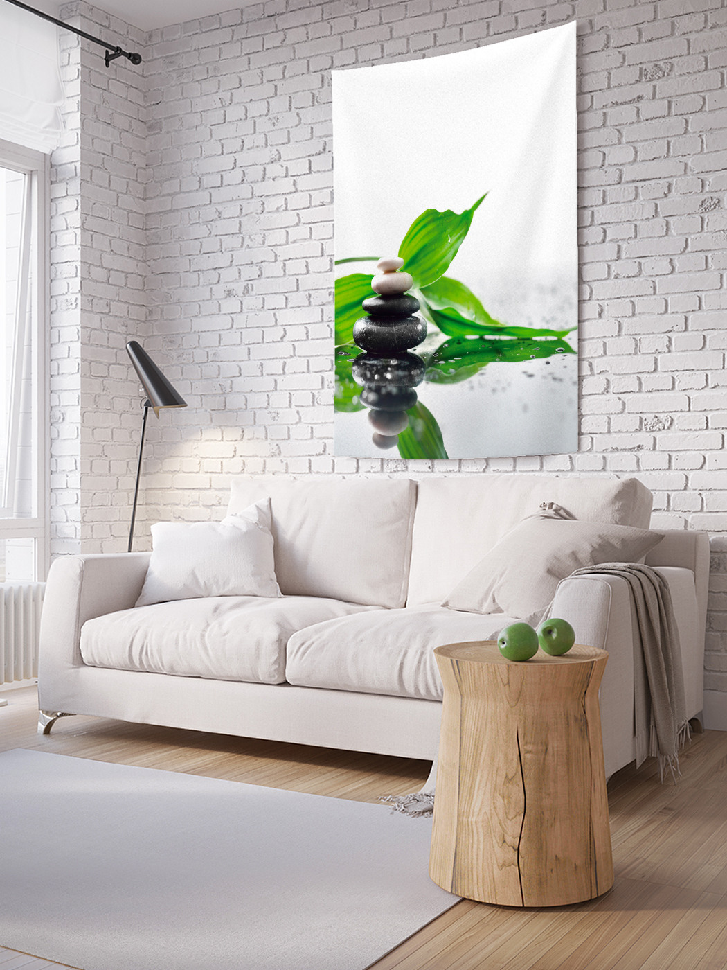 

Вертикальное фотопанно на стену JoyArty Мокрый лист 150x200 см, Мокрый лист