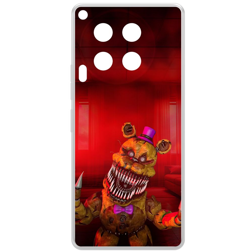 

Чехол-накладка Krutoff Clear Case ФНАФ - Фредди атакует для TECNO Camon 30, Прозрачный