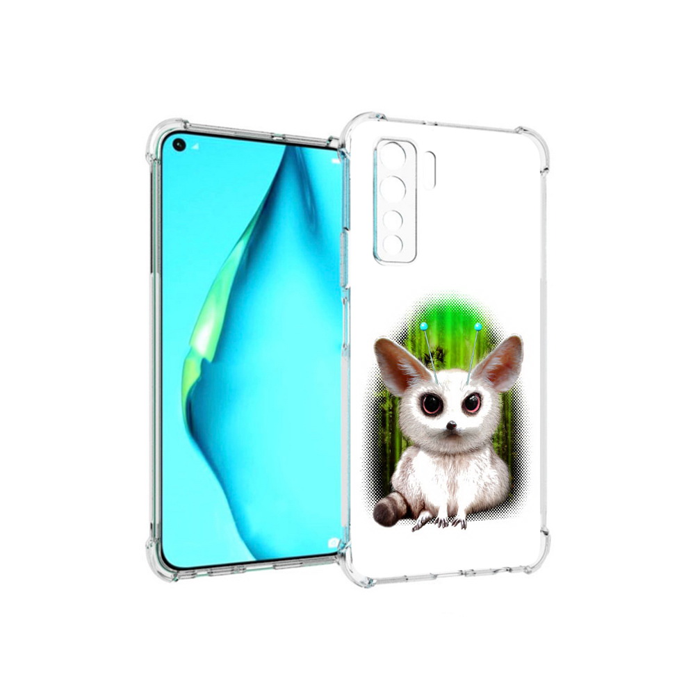 

Чехол MyPads Tocco для Huawei Nova 7 SE пушистое животное, Прозрачный, Tocco