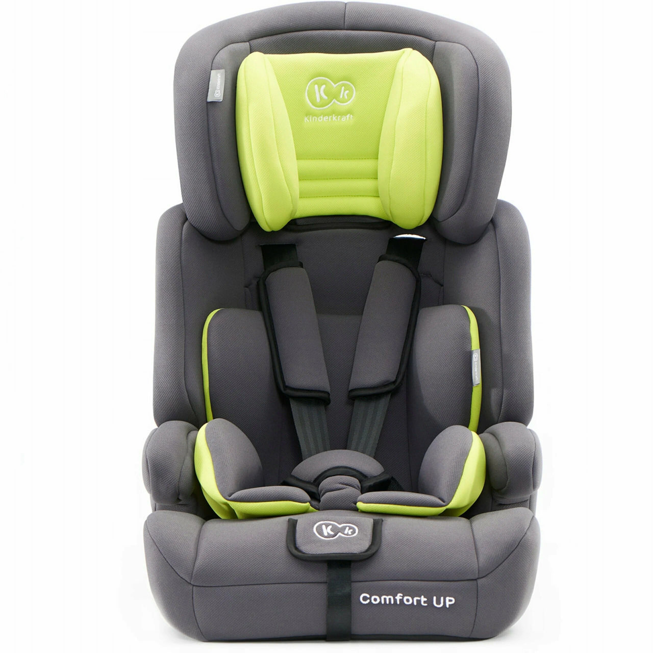 Автокресло Kinderkraft COMFORT UP Lime 9-36кг, серый